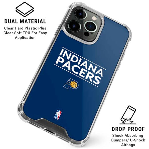 NBA Indiana Pacers Standard - Blue iPhone 16 Pro Clear Case